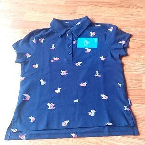 P**NWT Columbia ladies navy you blue, Printed top sz XS